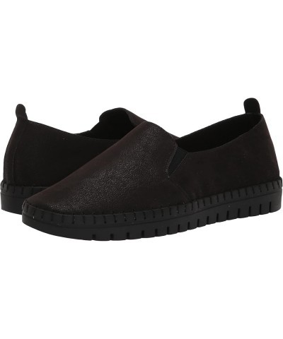 Women's Glimmer Twin Gore Slip on Sneaker Black Matte $10.18 Loafers & Slip-Ons