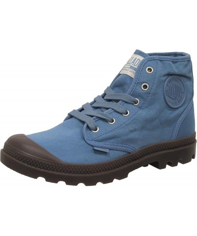 Men's Pampa Hi Boot, Vegan Canvas Lace Up Boot Captain's Blue/Dark Gum $40.67 Boots