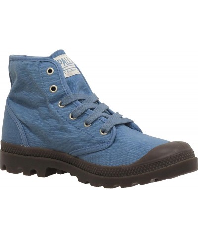 Men's Pampa Hi Boot, Vegan Canvas Lace Up Boot Captain's Blue/Dark Gum $40.67 Boots