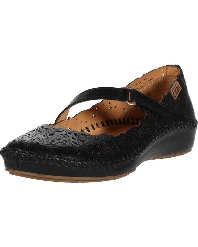 Ballerina flats Leather P. Vallarta for Woman Black $62.70 Flats