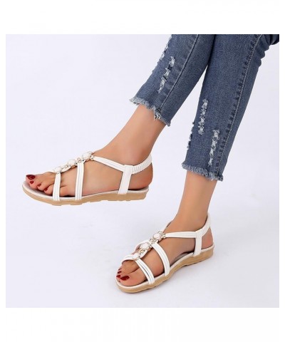 Platform Sandals for Women Open Toe Ankle Strap Espadrilles Block Chunky Heel Casual Sandal Dress Beach Slides Shoes 91-ibzwp...