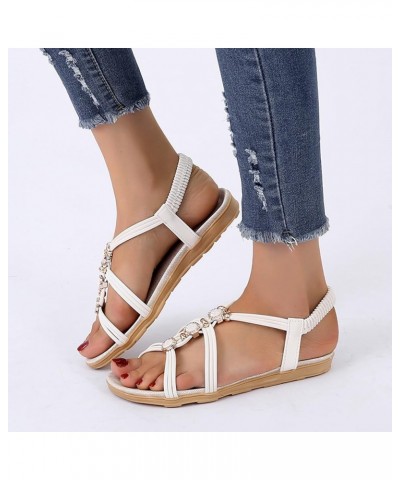 Platform Sandals for Women Open Toe Ankle Strap Espadrilles Block Chunky Heel Casual Sandal Dress Beach Slides Shoes 91-ibzwp...