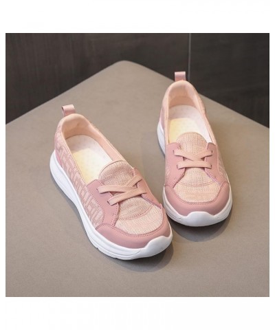 Women Casual Shoes Fashionable Simple and Solid Color Lace Up Thick Soles and Soft Soles Sketches Sandals Woman's Shoe (Black...