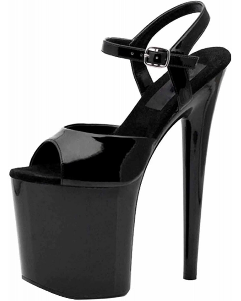 20CM Women's Fashion High Heels Stiletto Heels Platform Sexy Stripper Party Club Pole Dance Shoes,Black,12 $26.05 Pumps