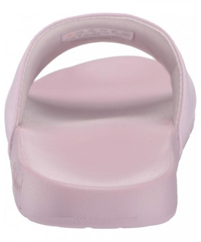 Women's Adley Shore 2_Band Leather Slide Sandal Light Pink $21.40 Sandals