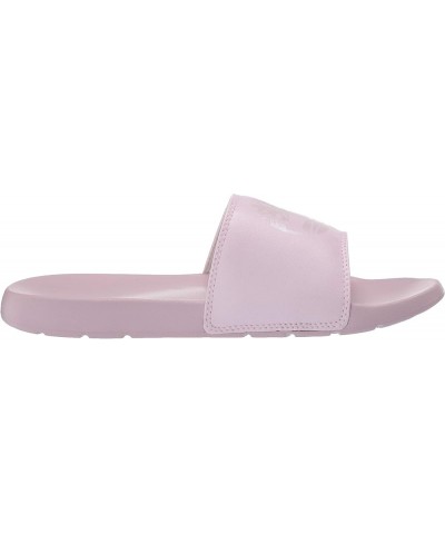 Women's Adley Shore 2_Band Leather Slide Sandal Light Pink $21.40 Sandals