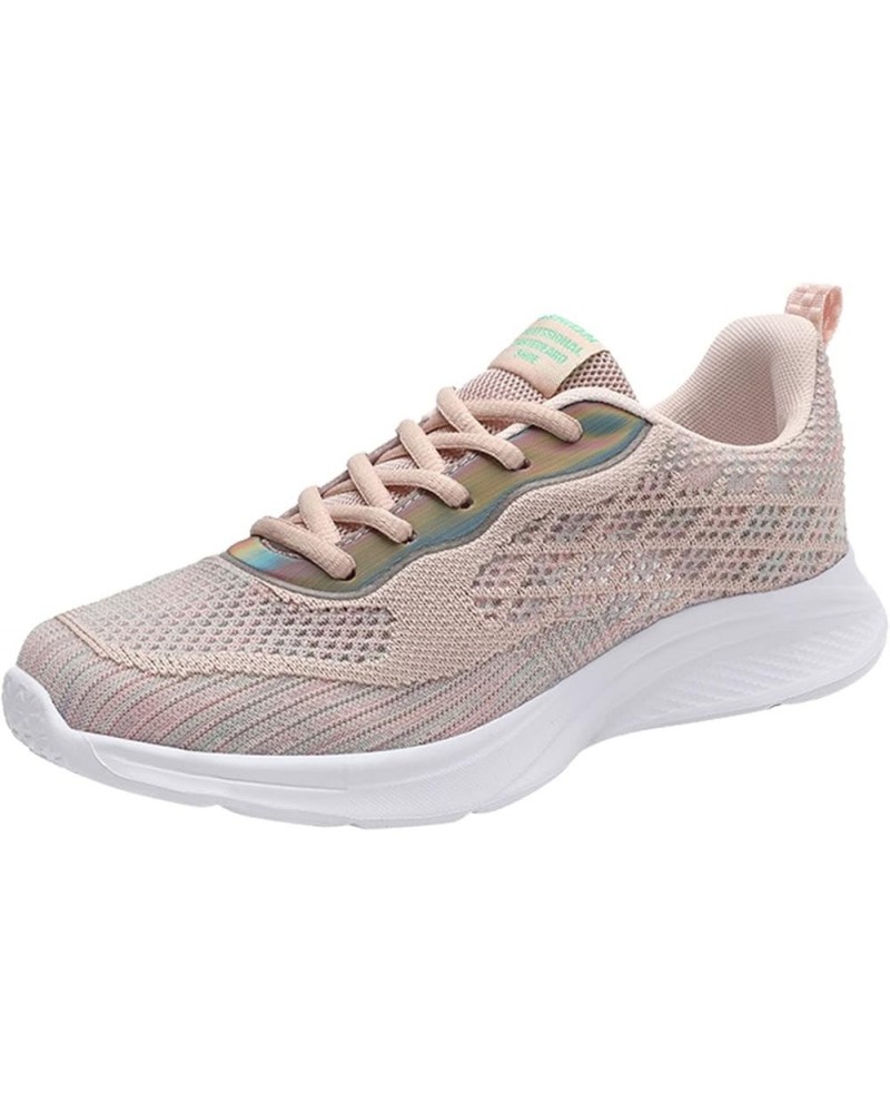 Canvas Low Top Sneakers Womens Walking Shoes Sock Sneakers Daily Shoes Pull-on Lightweight Comfy Breathable Z 13-pink $19.21 ...