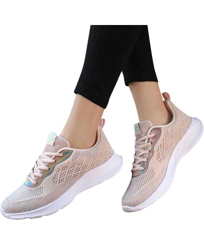 Canvas Low Top Sneakers Womens Walking Shoes Sock Sneakers Daily Shoes Pull-on Lightweight Comfy Breathable Z 13-pink $19.21 ...