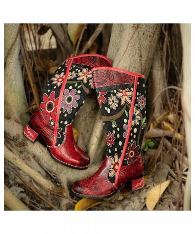 womens Women Snow Boots Red $43.34 Boots