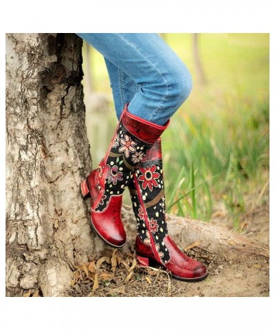 womens Women Snow Boots Red $43.34 Boots