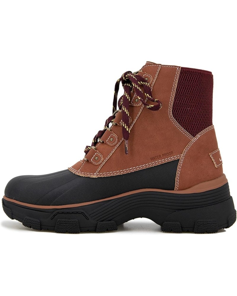 Women's Lorry Waterproof Snow Boot Cognac $26.29 Boots