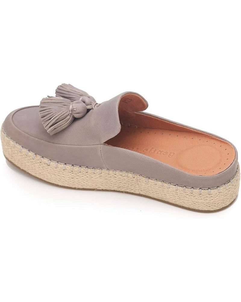 women's Rory Espadrille Slide Sandal Dark Grey $20.48 Sandals