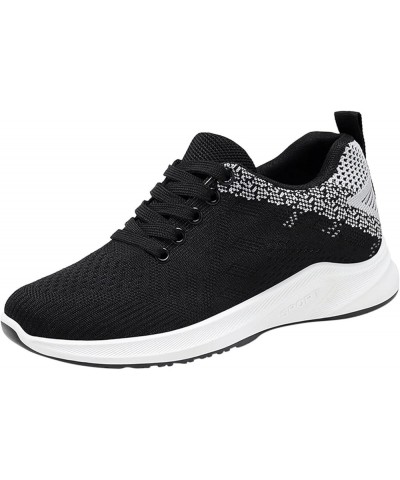 Mens High Top Sneakers, Women's Air Cushion Slip-On Walking Shoes, Casual Mesh Fashion Sneakers Gift Z 02-black $17.39 Athlet...