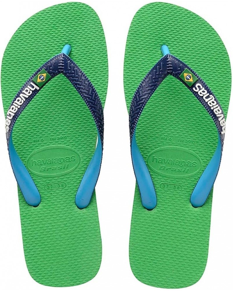 Women's Flip Flop Sandals Green Leaf Green 2715 $40.15 Sandals