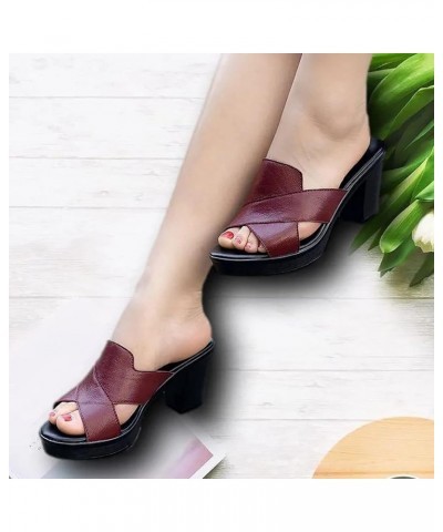 Flip Flop Shoes For Women With Arch Support Frog Slippers Sandals Microscope Slides Women Size 8 Sandals Wome 8-wine $10.79 S...