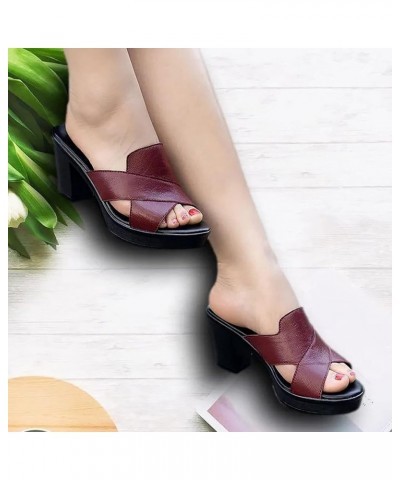 Flip Flop Shoes For Women With Arch Support Frog Slippers Sandals Microscope Slides Women Size 8 Sandals Wome 8-wine $10.79 S...