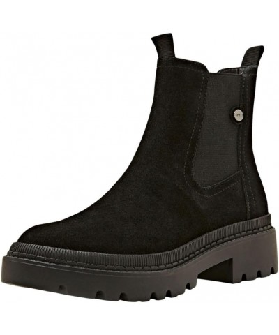 Women's Modern Ankle Boot 001 Black $42.15 Boots