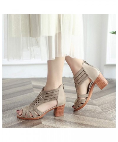 Silver Shoes Womens with Open Toe Platform Sandals Gladiator Sandals Fisherman Sandal Gold $14.94 Sandals