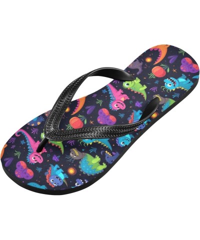 Flip Flops for Women Men Animal Dinosaur Flip Flops Womens Slides Men Sandals Shower Slippers Summer Non-Slip Flipflops for S...