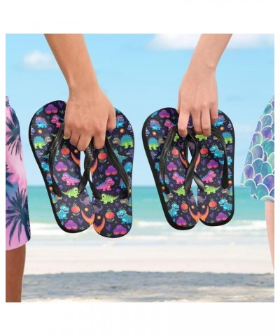 Flip Flops for Women Men Animal Dinosaur Flip Flops Womens Slides Men Sandals Shower Slippers Summer Non-Slip Flipflops for S...