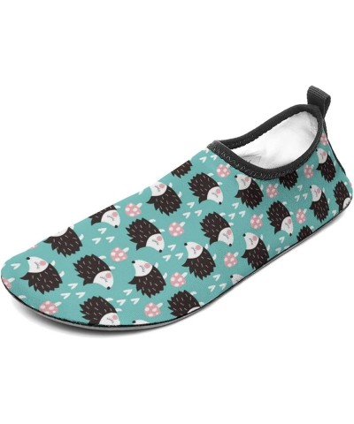 Cute Hedgehogs Water Shoes Barefoot Aqua Pool Socks for Beach Swim Walking 7/8women,5/6men $14.88 Outdoor Shoes