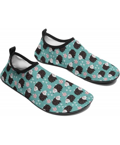 Cute Hedgehogs Water Shoes Barefoot Aqua Pool Socks for Beach Swim Walking 7/8women,5/6men $14.88 Outdoor Shoes