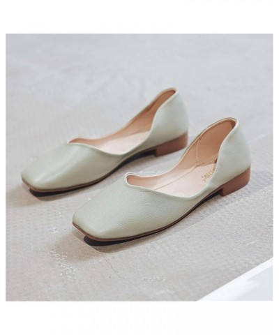 Women's Dolly Shoes, Single Shoe Square Toe is Perfect for Beach, Pool, Holiday, Evening Dress and Everyday Casual Wear,Flesh...