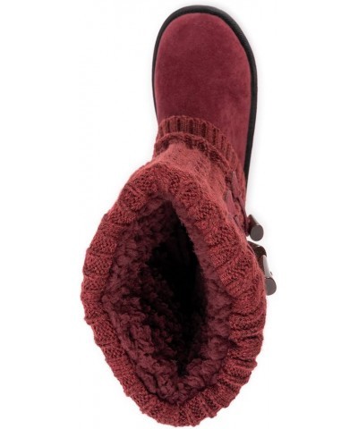 Women's Cheryl Fashion Boots Burgundy $26.51 Boots