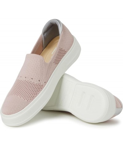 womens Lightweight Comfort Walking Sophie Slip-on Sneaker Pale Mauve $27.99 Loafers & Slip-Ons