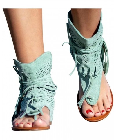 Shoes Tassel Beach Women Roman Girls Bohemian Retro Boots Sandals Women's sandals Womens Wedges Sandals Tan Green $12.26 Sandals