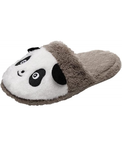 Men & Womens Slippers Chic Designed Plush Non Slip Warm Indoor Waterproof Removable Cotton Slippers Dress Crib Slippers C-a $...