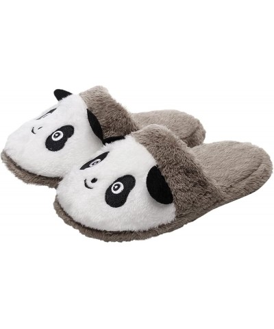 Men & Womens Slippers Chic Designed Plush Non Slip Warm Indoor Waterproof Removable Cotton Slippers Dress Crib Slippers C-a $...