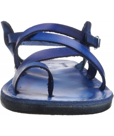 The Good Shepherd - Leather Buckle Sandal - Womens Sandals Blue $32.36 Sandals