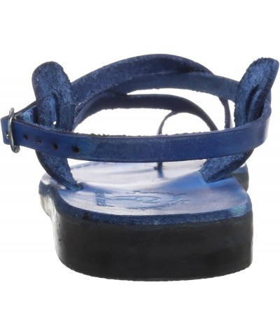 The Good Shepherd - Leather Buckle Sandal - Womens Sandals Blue $32.36 Sandals