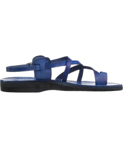 The Good Shepherd - Leather Buckle Sandal - Womens Sandals Blue $32.36 Sandals