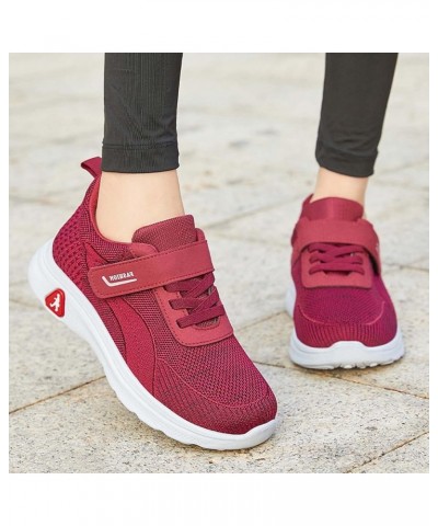 Sneakers for Women Women's Sneakers Lightweight Workout Shoes for Women Running Sneakers for Women Z 15-red $12.57 Fashion Sn...