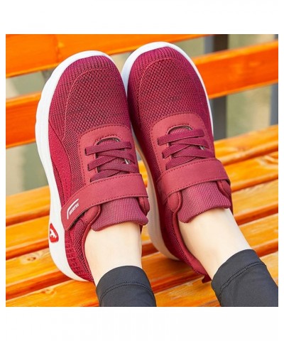 Sneakers for Women Women's Sneakers Lightweight Workout Shoes for Women Running Sneakers for Women Z 15-red $12.57 Fashion Sn...