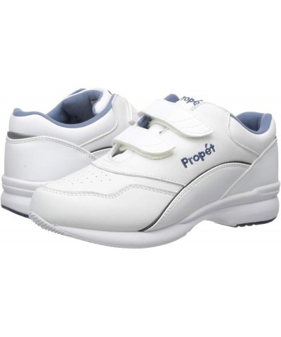 Womens Tour Walker Strap Sneakers White/Blue $51.27 Athletic Shoes