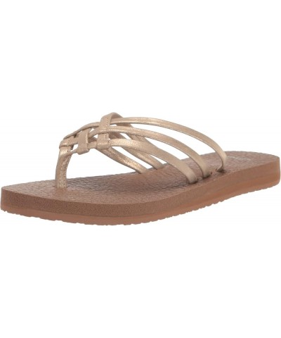 Yoga Sandy Metallic 6 Champagne $20.39 Sandals