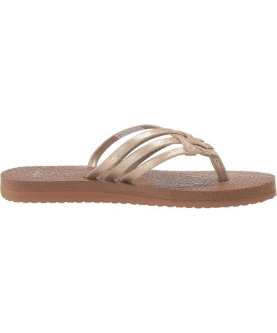 Yoga Sandy Metallic 6 Champagne $20.39 Sandals