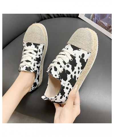 Women Platform Sneakers Light-Weight Slip On Work Shoes Casual Walking Dress Shoes Running Shoes Tennis Shoes White $14.75 At...