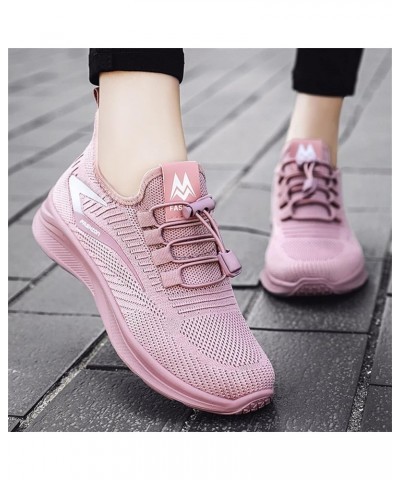 Couple Models Women's Middle Aged and Elderly Light Casual Comfortable Non Slip Running Shoes Womens 11 2-pink $16.62 Athleti...