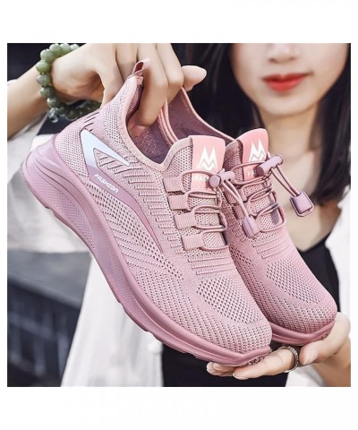 Couple Models Women's Middle Aged and Elderly Light Casual Comfortable Non Slip Running Shoes Womens 11 2-pink $16.62 Athleti...