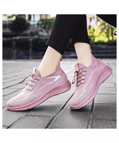 Couple Models Women's Middle Aged and Elderly Light Casual Comfortable Non Slip Running Shoes Womens 11 2-pink $16.62 Athleti...