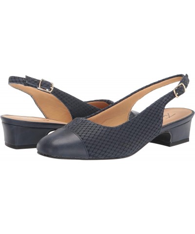 Women's DEA Pumps Navy Diamond Leather/Veg $29.43 Pumps