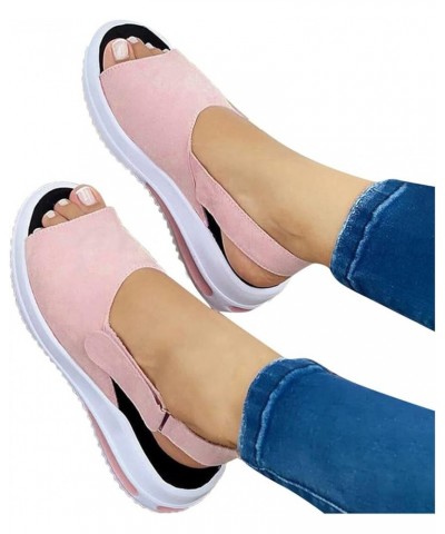 Sandals for Women Dressy Summer Womens Fashion Open Toe Closed Toe Sandals Wedge Sports Sandals Casual Ankle Strap Platform S...