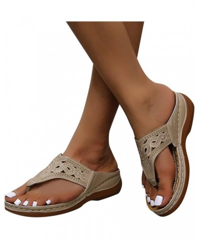 Women's Arch Support Sandals Steel Toe Shoes Orthopedic for Women Wide Feet Dressy Wide Low Wedges for Women Evening Support ...