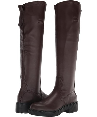 Women's Keaton Knee High Boot Dark Brown $23.55 Boots