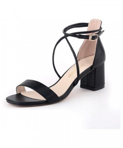 Women Sandals Sexy Matte Open Toe High Heel Sandals - Low Heel Sandals - Red - Wedding Party Shoes - Plus Size $35.77 Sandals