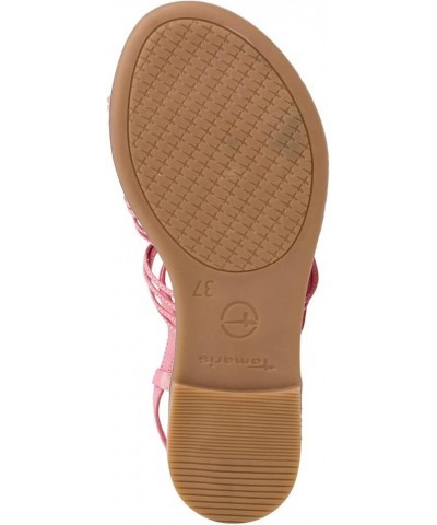 Women's Damen 1-1-28114-28 Flat Sandal Flamingo $41.06 Sandals